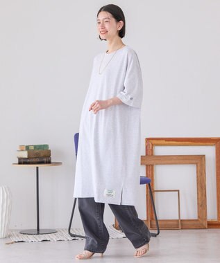 AMERICAN HOLIC DISCUS Tシャツワンピース Oatmeal