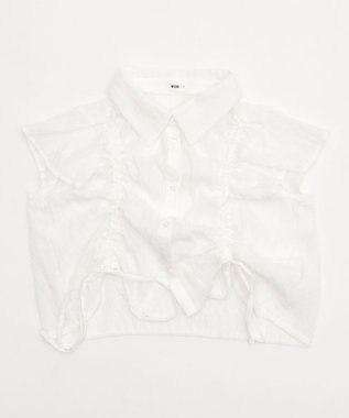 WEGO シアードロストシャツ ホワイト