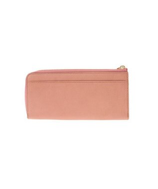 genten フレスコ　Ｌファスナー長財布 ピーチベージュ
