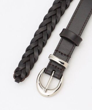 J.PRESS LADIES メッシュベルト ダークブラウン系