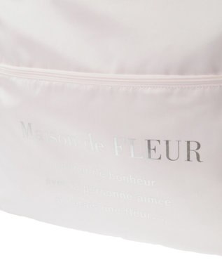 Maison de FLEUR サテンキャリーオンバッグ Pink