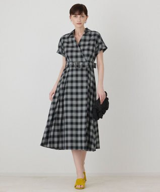 GRACE CONTINENTAL ラップフレアワンピース