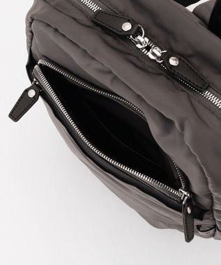 Y'SACCS ポリエステルツイル リュックサック ダークグレー