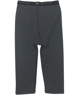 WACOAL MEN インナーボトム メンズ 発熱インナー【エクス（R）】 吸湿発熱繊維 保温性 消臭性（汗臭・加齢臭） ストレッチ素材 ズボン下 ひざ下丈 前開き GS5221 /ブロス ブラック