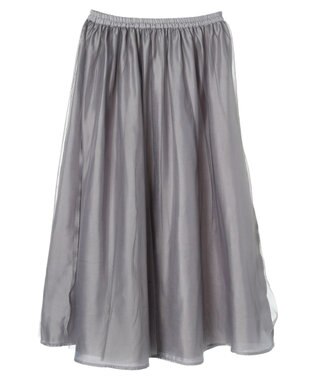 Green Parks ２ｗａｙ　リバーシブルシャイニーチュールスカートII Gray