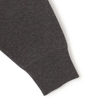 23区 L 【Lサイズ限定/洗える】ヴィスコースストレッチ ニット パーカー グレー系