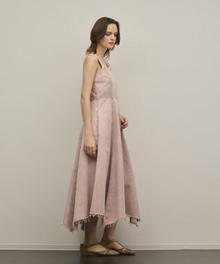 GRACE CONTINENTAL ハンカチーフヘムデニムワンピース ピンク