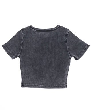 WEGO ヴィンテージウォッシュグラフィックリブT 柄1