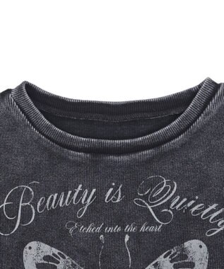 WEGO ヴィンテージウォッシュグラフィックリブT 柄1