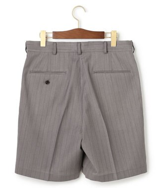J.PRESS MEN 【J.PRESS ORIGINALS】Hight Twist T/W Toropical 2 Tuck Shorts ライトグレー系1