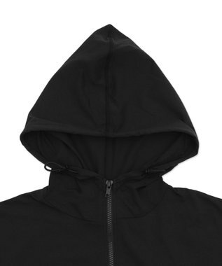WEGO 【UVカット/吸水速乾/水陸両用/ラッシュガード】ハーフジップアノラックパーカー ブラック