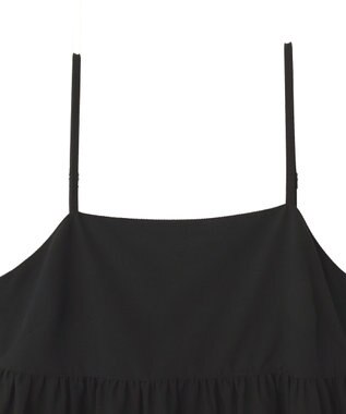 AMERICAN HOLIC 【選べる丈】【イージーケア】サッカーキャミワンピース Black