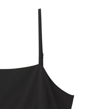 AMERICAN HOLIC 【選べる丈】【イージーケア】サッカーキャミワンピース Black