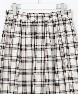 J.PRESS LADIES 【洗える】BEZ Cリネンマドラス スカート ピンク系3