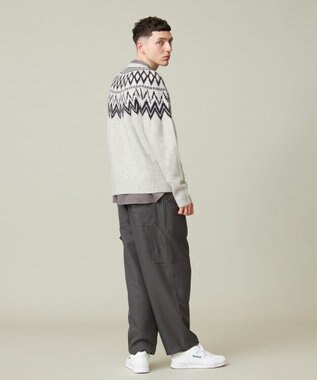 J.PRESS YORK STREET 【UNISEX】FOXMIXノルディック ニット ライトグレー系5