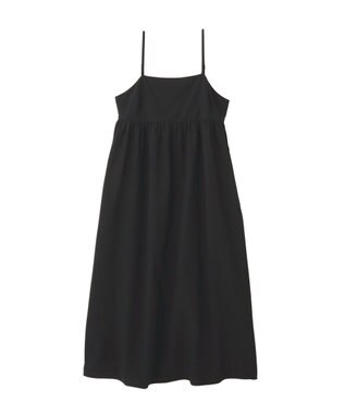 AMERICAN HOLIC 【選べる丈】【イージーケア】サッカーキャミワンピース Black