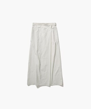 ATON HAND DYED NYLON | ラップスカート GRAY