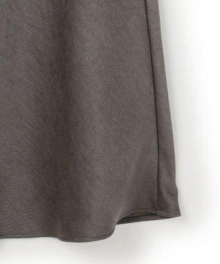 23区 【VERY11月号掲載/洗える】ヴィンテージダブルサテン ナロー スカート グレー系