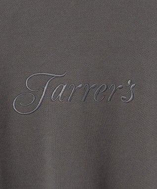 自由区 L クリアループバックレタリング スウェット スレート