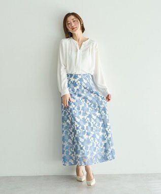 YECCA VECCA アクセサリー付きブラウス Off White