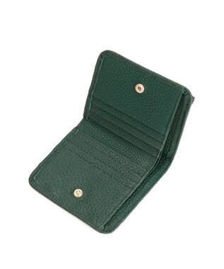 IBIZA 牛革　BOXコインケース付折り財布 緑