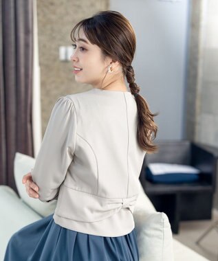 Tiaclasse L 【新色追加・洗える】バックリボンジャレロ グレー