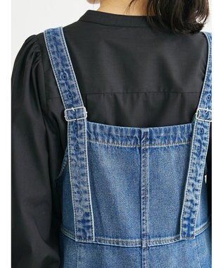 Green Parks ・ＳＵＧＡＲ　ＳＰＯＯＮ　カラーデニムジャンスカ Indigo