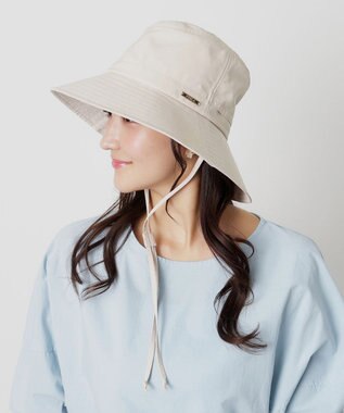 MOONBAT 【遮光ハット】フルラ (FURLA) サファリハット　遮光帽子 サイズ調整 ベージュ