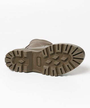 BONTRE 【UNISA/ウニサ】裏起毛ミドルレインストレッチブーツ ブラウン