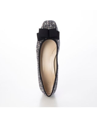 Riz raffinee <Riz raffinee>スクエアトゥリボンパンプス ネイビーキジ