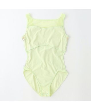 Chacott ノースリーブレオタード ライムグリーン