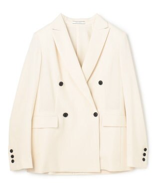 BEIGE， 【セットアップ対応】SPHENE / ダブルブレストピークドラペルジャケット Ecru