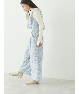 earth music&ecology 隠れウサギ柄ビスチェ Ecru