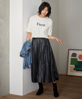 ANY フロッキーロゴテールTシャツ オフ