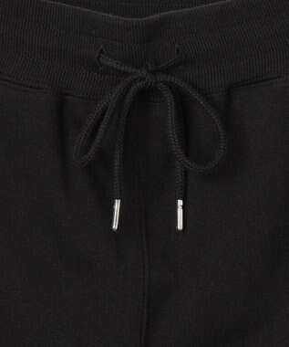 WEGO 【ウエストゴム】スウェットフレアパンツ ブラック