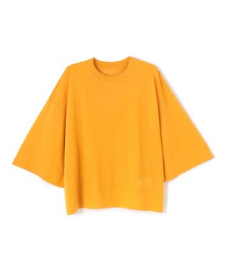 UNFILO L フロスティコットン クロップド プルオーバー マリーゴールド