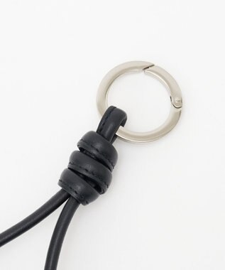 russet レザーキーリング(CE-1455) Black