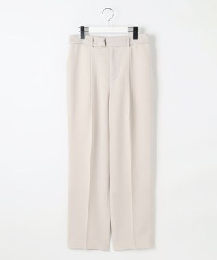 自由区 【カタログ掲載・セットアップ対応・接触冷感・UVカット・洗える】ライトリネンライクテーパード パンツ サンドベージュ