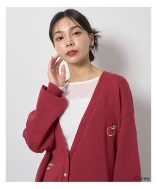 earth music&ecology Ｖｉｌｌａｉｎｓ　クイーン／ニットカーディガン Bordeaux