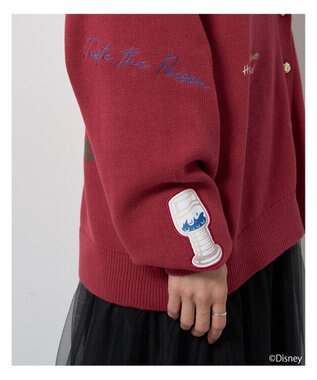 earth music&ecology Ｖｉｌｌａｉｎｓ　クイーン／ニットカーディガン Bordeaux