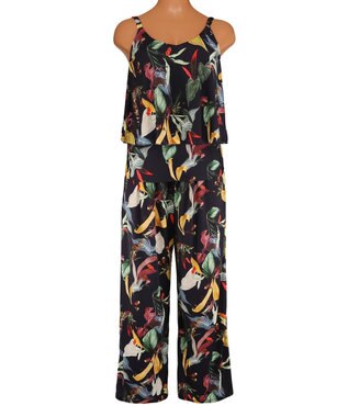 San-ai Resort（三愛水着楽園） ロングパンツセット　9M・11L　【Coral veil（コーラルヴェール）】 ネイビー