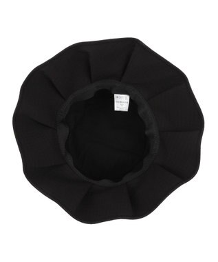 Green Parks ・エンボスギャザーハット Black