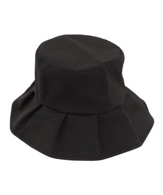 Green Parks ・エンボスギャザーハット Black