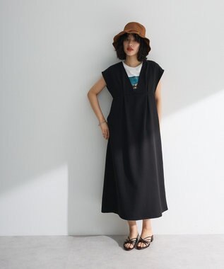 Green Parks ・エンボスギャザーハット Brown