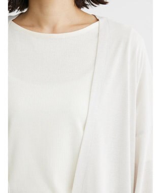 Green Parks ＵＶカットシアートッパーカーディガン Light Gray