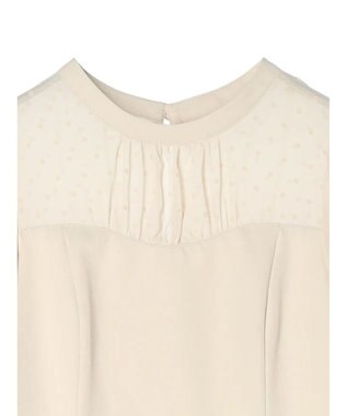 earth music&ecology シアードットドッキングワンピース Beige