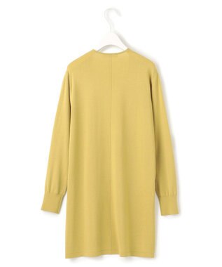 ICB 【洗える】シンセティックハイゲージ ロングカーディガン クリームカーキ系