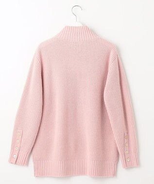 J.PRESS LADIES 【洗える】AUSSIE AIR ハイネック ミドルゲージ ニット ピンク系