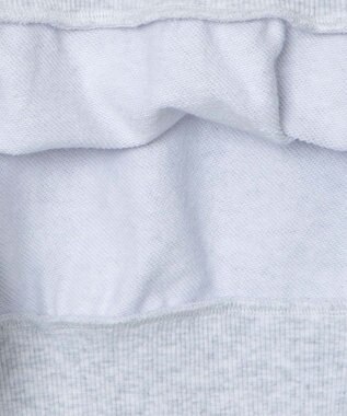 WEGO Vネックラインリブショートスウェット 杢グレー