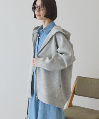 AMERICAN HOLIC ポンチZIPパーカー Light Gray Mixture